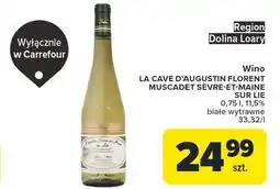 Carrefour Wino La Cave D'augustin Florent Muscadet Sevre-Et-Maine Sur Lie oferta