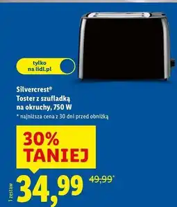 Lidl Toster 750 w Silvercrest oferta