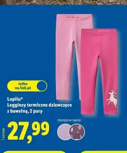 Lidl Legginsy termiczne 86-116 Lupilu oferta