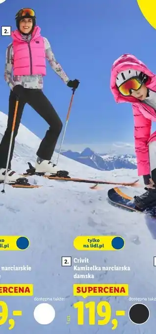 Lidl Kamizelka narciarska damska Crivit oferta