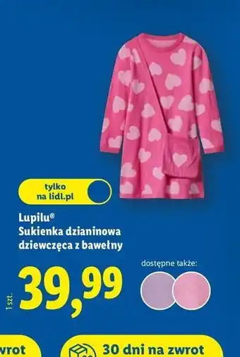 Lidl Sukienka z dzianiny Lupilu oferta
