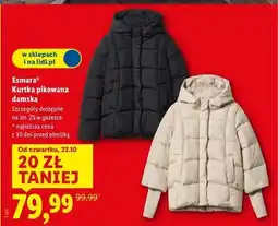 Lidl Kurtka damska pikowana Esmara oferta