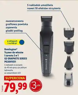 Lidl Trymer graphite series 5w1 Remington oferta