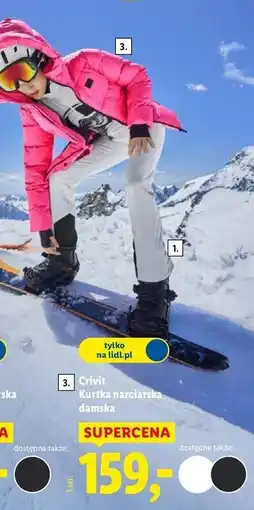Lidl Kurtka narciarska damska Crivit oferta