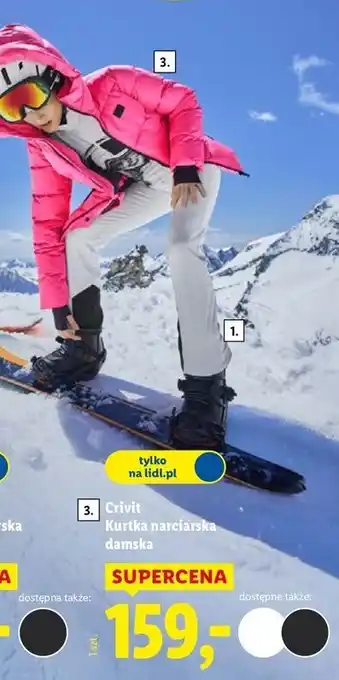 Lidl Kurtka narciarska damska Crivit oferta