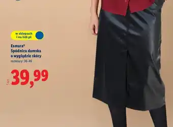 Lidl Spodnica damska rozm. 36-46 Esmara oferta
