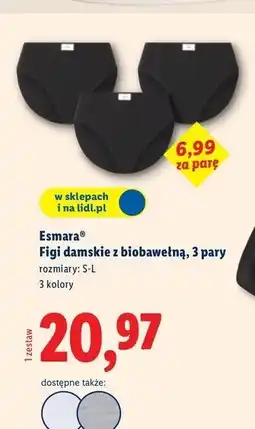 Lidl Figi damskie s-l Esmara oferta