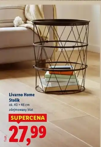 Lidl Stolik 40 x 46 cm Livarno Home oferta