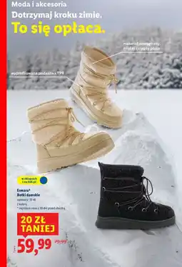 Lidl Botki damskie rozm. 37-41 Esmara oferta
