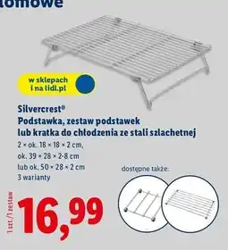 Lidl Podstawki 39 x 28 2-8 cm Silvercrest oferta
