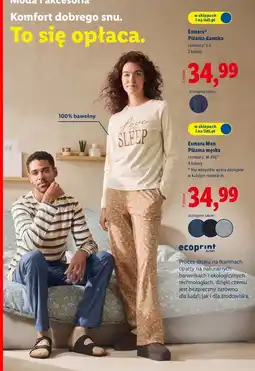 Lidl Piżama męska m-xxl Esmara oferta