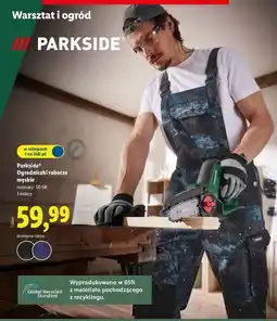 Lidl Ogrodniczki robocze 50-58 Parkside oferta