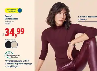 Lidl Sweter damski s-l Esmara oferta