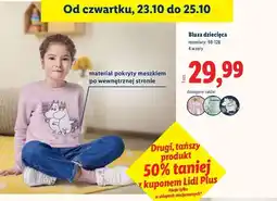 Lidl Bluza dziecięca 98-128 cm oferta