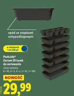 Lidl Tacki do sortowania Parkside oferta