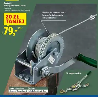 Lidl Wyciągarka linowa ręczna Parkside oferta