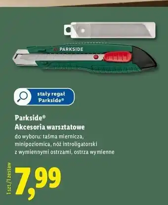 Lidl Ostrza do nożyka Parkside oferta
