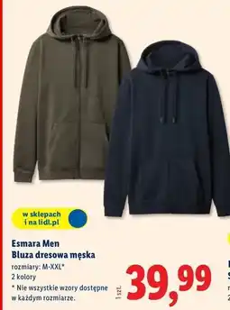 Lidl Bluza męska dresowa Esmara oferta