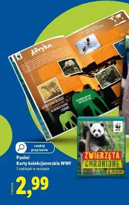 Lidl Karty kolekcjonerskie wwf Panini oferta