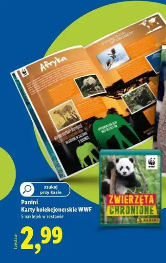 Lidl Karty kolekcjonerskie wwf Panini oferta
