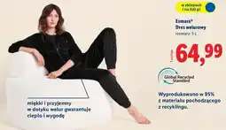 Lidl Dres welurowy s-l Esmara oferta