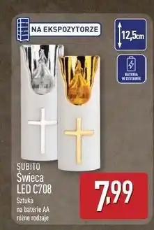ALDI Świeca led c708 12.5 cm Subito oferta