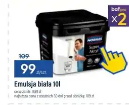 Bat Emulsja biała Nobiles oferta