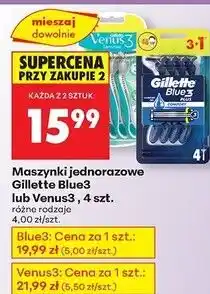Biedronka Maszynki do golenia Gillette Venus 3 Sensitive oferta