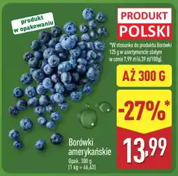 ALDI Borówki amerykańskie oferta