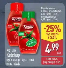 ALDI Ketchup różne rodzaje Kotlin oferta