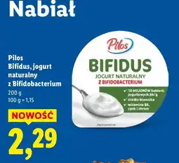 Lidl Jogurt naturalny z Bifidobacterium Bifidus Pilos oferta