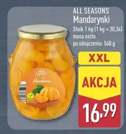 ALDI Mandarynki w słoiku All Seasons oferta