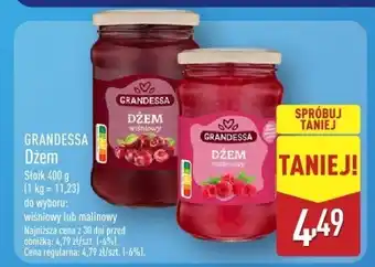 ALDI Dżem wiśniowy/malinowy Grandessa oferta