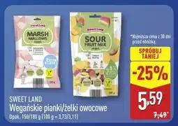 ALDI Pianki/żelki owocowe wegańskie Sweet Land oferta