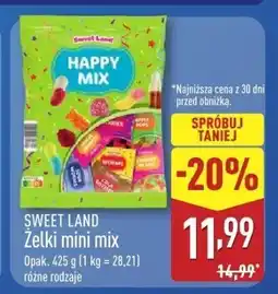 ALDI Żelki mini mix Sweet Land oferta