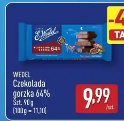 ALDI Czekolada gorzka 64% Wedel oferta