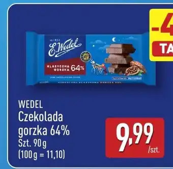 ALDI Czekolada gorzka 64% Wedel oferta