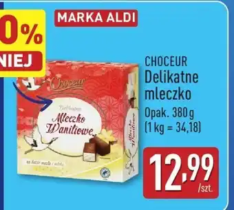 ALDI Czekolada mleczko waniliowe Choceur oferta