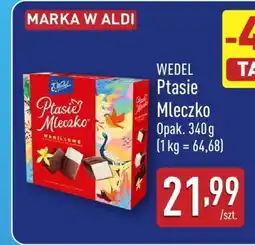 ALDI Czekolada Ptasie Mleczko Wedel oferta