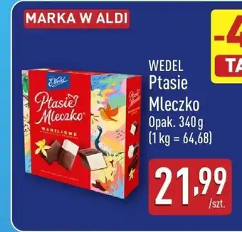 ALDI Czekolada Ptasie Mleczko Wedel oferta