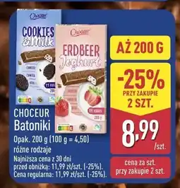 ALDI Batoniki różne rodzaje Choceur oferta