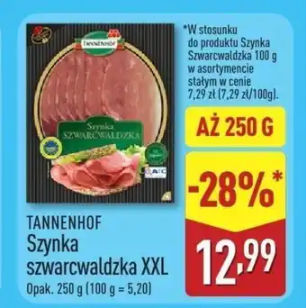ALDI Szynka szwarcwaldzka XXL Tannenhof oferta