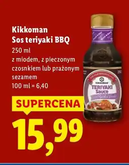 Lidl Sos teriyaki BBQ z miodem Kikkoman oferta