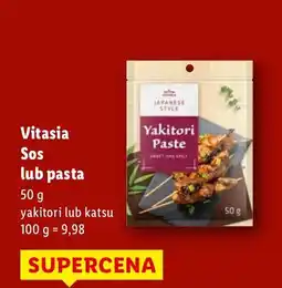 Lidl Sos lub pasta yakitori Vitasia oferta