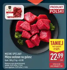 ALDI Mięso wołowe na gulasz Mięsne Specjały oferta