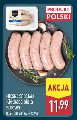 ALDI Kiełbasa biała surowa Mięsne Specjały oferta