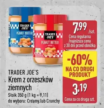 ALDI Krem z orzeszków ziemnych Trader Joe's oferta