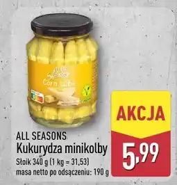 ALDI Kukurydza minikolby All Seasons oferta
