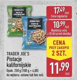ALDI Pistacje kalifornijskie Trader Joe's oferta
