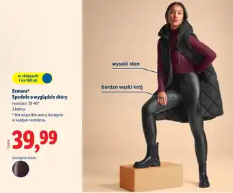 Lidl Spodnie Esmara oferta